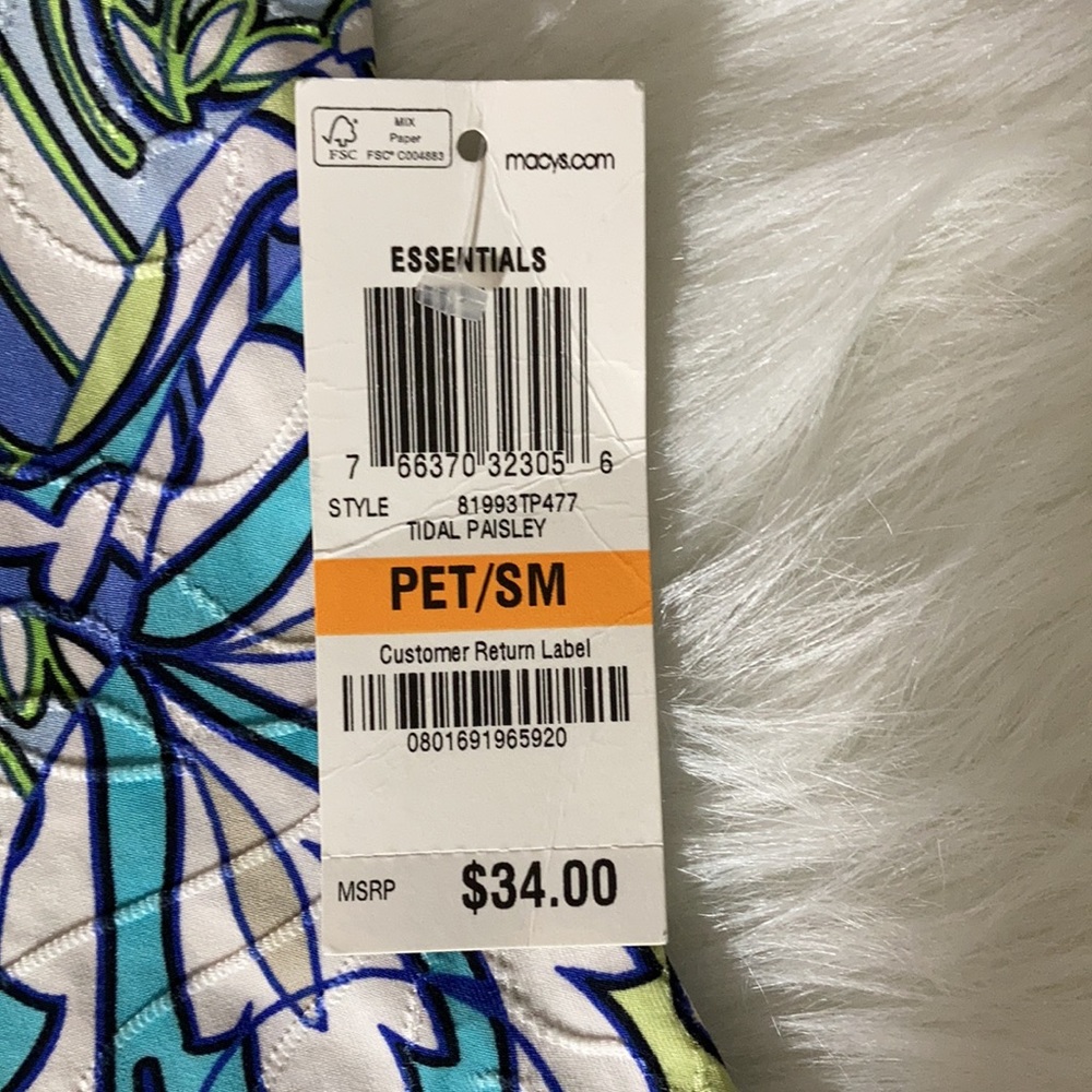 JM Collection Petite S multi color top NWT - Picture 3 of 6